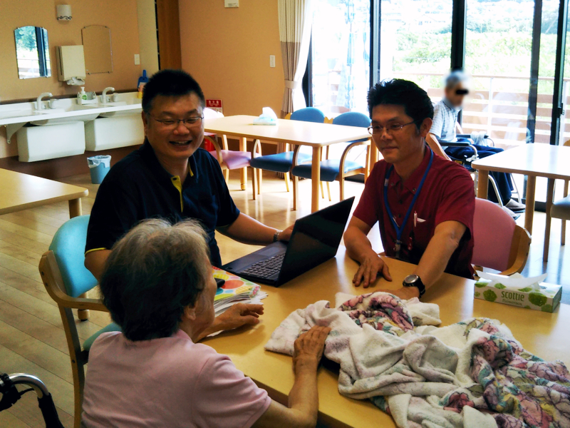 有料老人ホームでの一コマ
